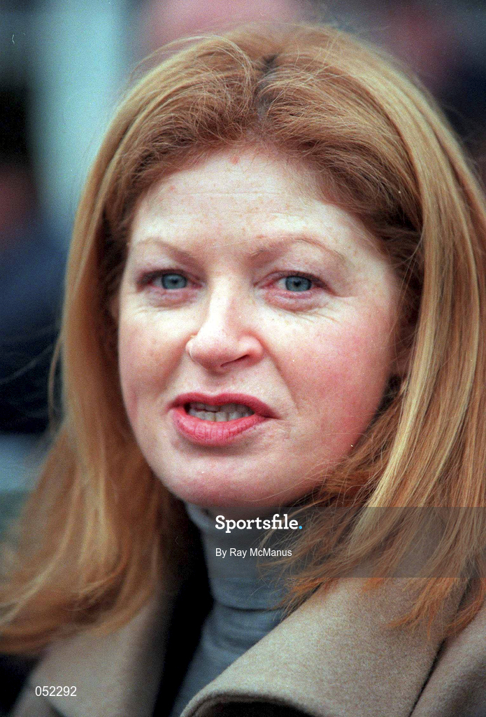 26 December 2000; Owner Breda Brady on Day One of the Leopardstown Christmas Festival at Leopardstown Racecourse in Dublin. Photo by Ray McManus/Sportsfile