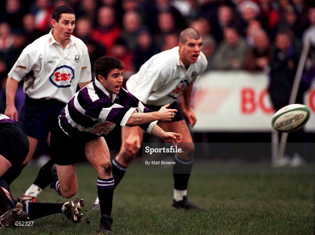 23 December 2000; Derek Hegarty of Terenure during the AIB All-Ireland League Division 1 match between Terenure College RFC and Cork Constitution RFC at Lakelands Park in Dublin. Photo by Matt Browne/Sportsfile