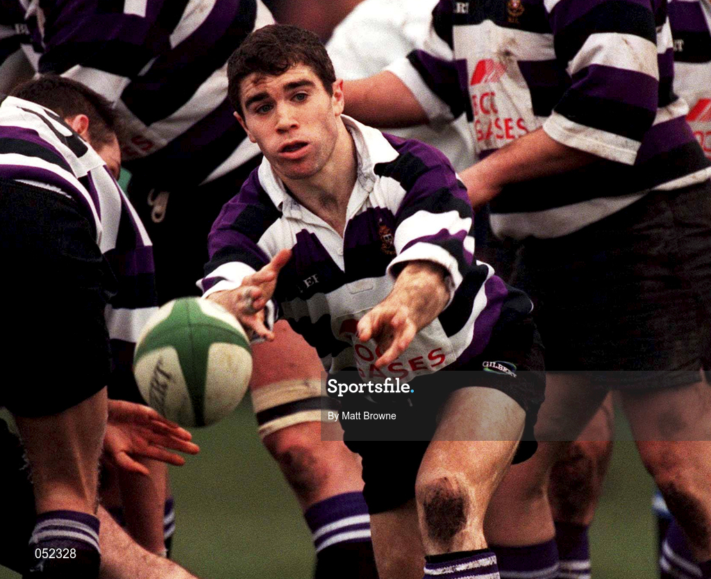 23 December 2000; Derek Hegarty of Terenure during the AIB All-Ireland League Division 1 match between Terenure College RFC and Cork Constitution RFC at Lakelands Park in Dublin. Photo by Matt Browne/Sportsfile