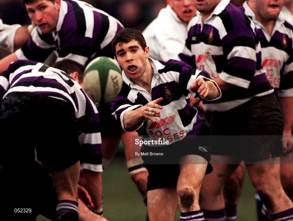 23 December 2000; Derek Hegarty of Terenure during the AIB All-Ireland League Division 1 match between Terenure College RFC and Cork Constitution RFC at Lakelands Park in Dublin. Photo by Matt Browne/Sportsfile