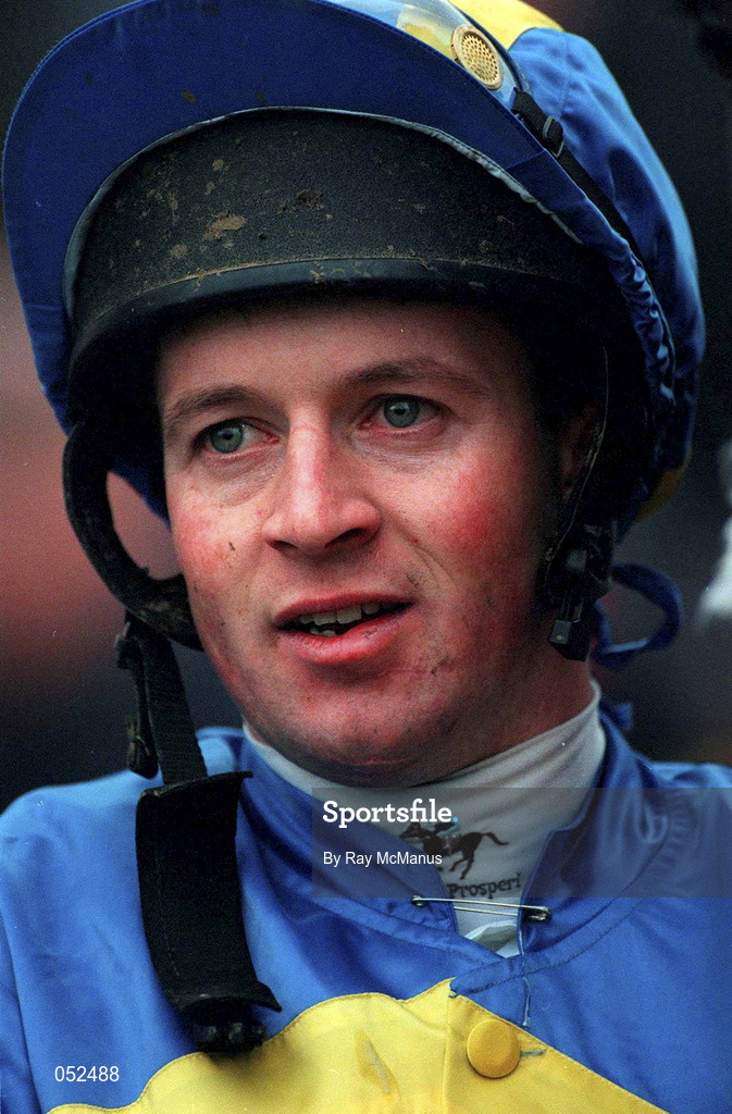 26 December 2000; Jockey Garrett Cotte on Day One of the Leopardstown Christmas Festival at Leopardstown Racecourse in Dublin. Photo by Ray McManus/Sportsfile