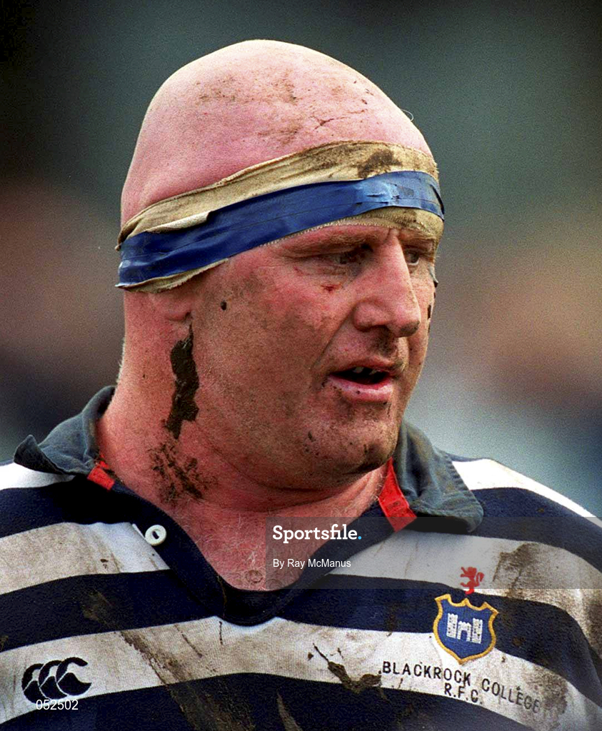 29 April 2000; Gary Halpin of Blackrock College during the AIB All-Ireland League Division 2 match between Blackrock College and Old Crescent at Stradbrook Road in Dublin. Photo by Ray McManus/Sportsfile