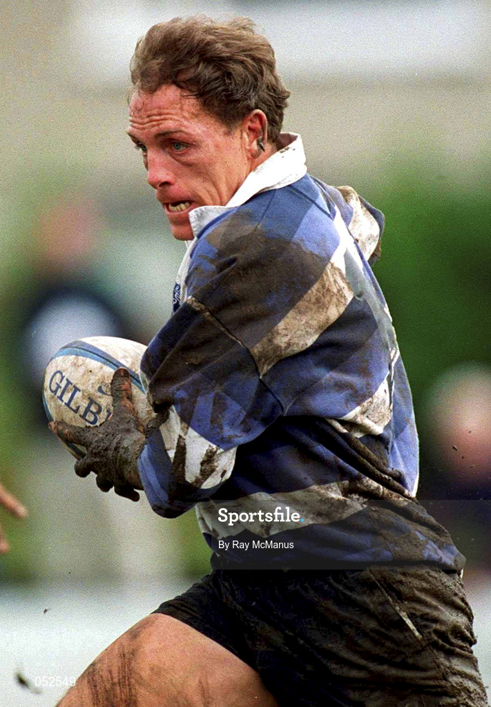 29 April 2000; Glenn Gelderbloom of Old Cresent during the AIB All-Ireland League Division 2 match between Blackrock College and Old Crescent at Stradbrook Road in Dublin. Photo by Ray McManus/Sportsfile