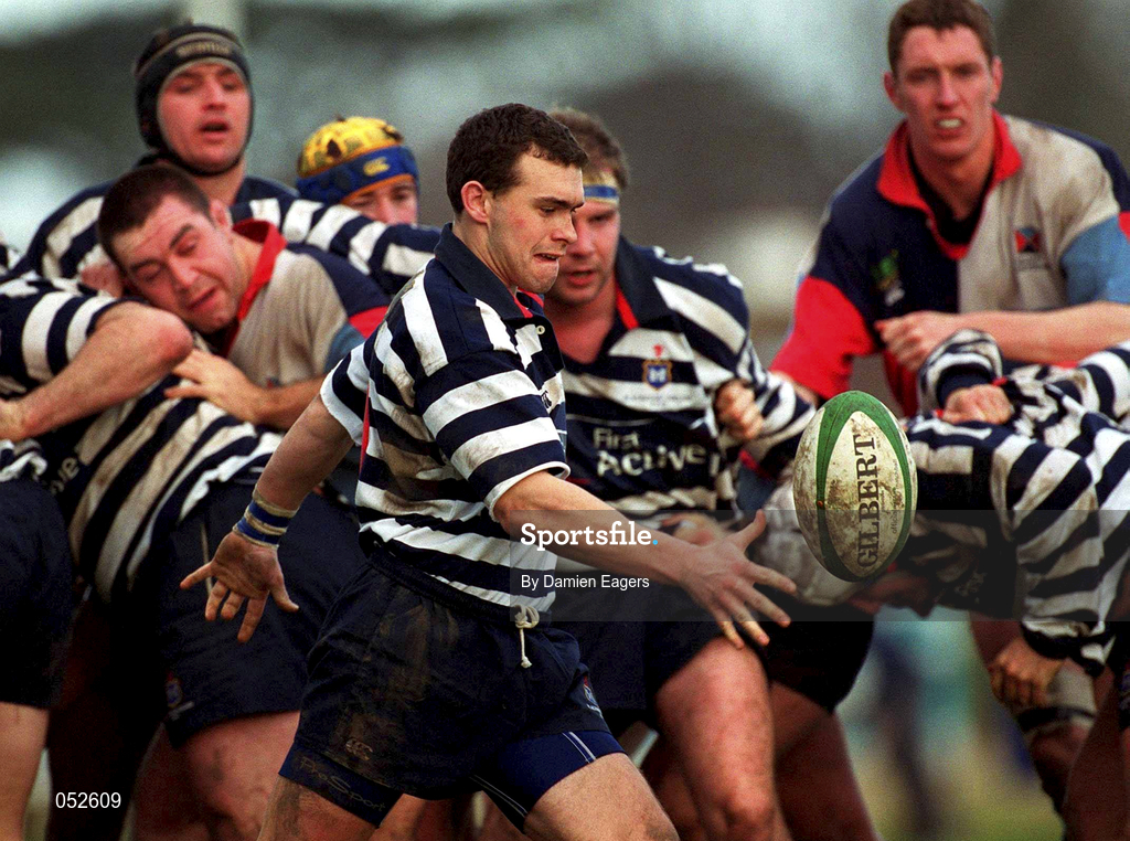 22 January 2000; James Ferris of Blackrock College during the AIB All-Ireland League Division 2 match between Blackrock College and Belfast Harlequins at Stradbrook in Dublin. Photo by Damien Eagers/Sportsfile