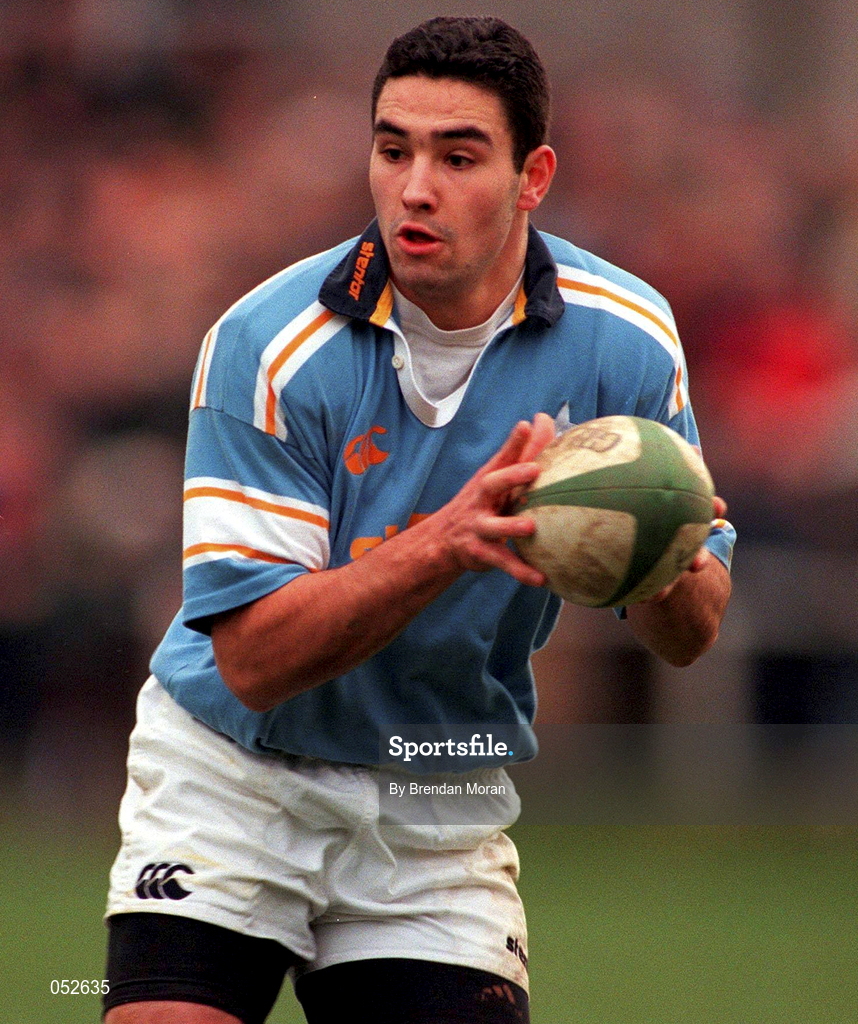 21 January 2000; Jeremy Staunton of Garryowen during the AIB All-Ireland League Division 1 match between Garryowen and St Mary's at Dooradoyle in Limerick. Photo by Brendan Moran/Sportsfile