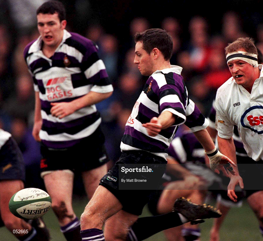 23 December 2000; John Coffey of Terenure during the AIB All-Ireland League Division 1 match between Terenure College RFC and Cork Constitution RFC at Lakelands Park in Dublin. Photo by Matt Browne/Sportsfile