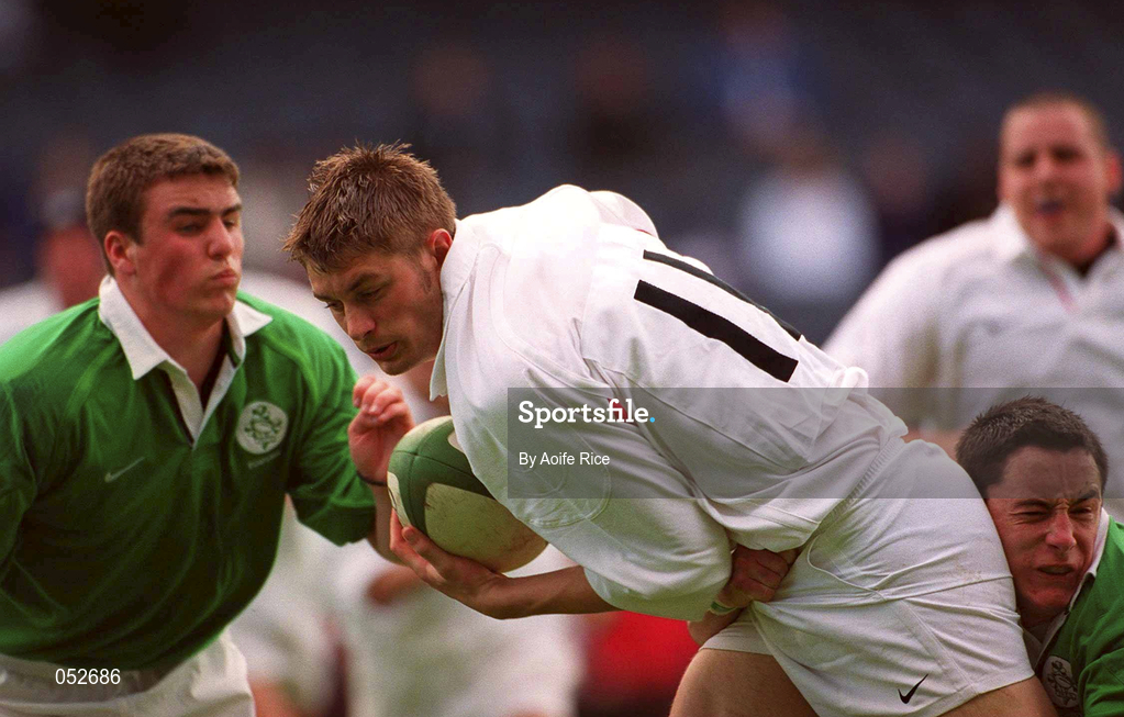 28 April 2000; John Holtby of England during the 4 Nations U18 Championship match between Ireland and England at Lansdowne Road in Dublin. Photo by Aoife Rice/Sportsfile