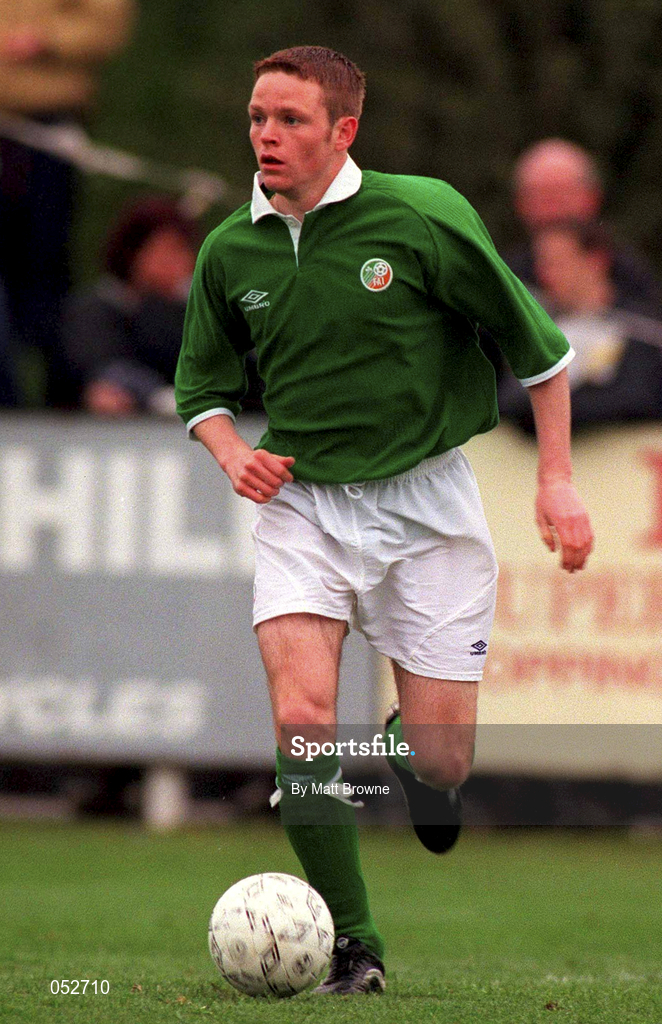 25 May 2000; John McGrath of Republic of Ireland during the Toulon Under-21 Tournament Group A match between Republic of Ireland and Colombia at Mayol Stadium in Toulon, France. Photo by Matt Browne/Sportsfile