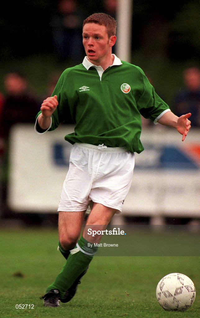 25 May 2000; John McGrath of Republic of Ireland during the Toulon Under-21 Tournament Group A match between Republic of Ireland and Colombia at Mayol Stadium in Toulon, France. Photo by Matt Browne/Sportsfile