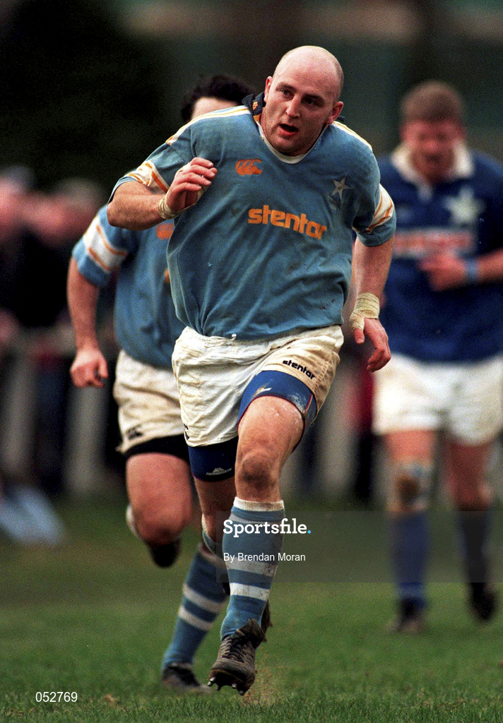 21 January 2000; Keith Wood of Garryowen during the AIB All-Ireland League Division 1 match between Garryowen and St Mary's at Dooradoyle in Limerick. Photo by Brendan Moran/Sportsfile