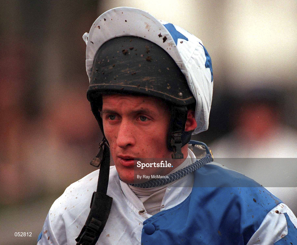 26 December 2000; Jockey Kieran Gaule on Day One of the Leopardstown Christmas Festival at Leopardstown Racecourse in Dublin. Photo by Ray McManus/Sportsfile