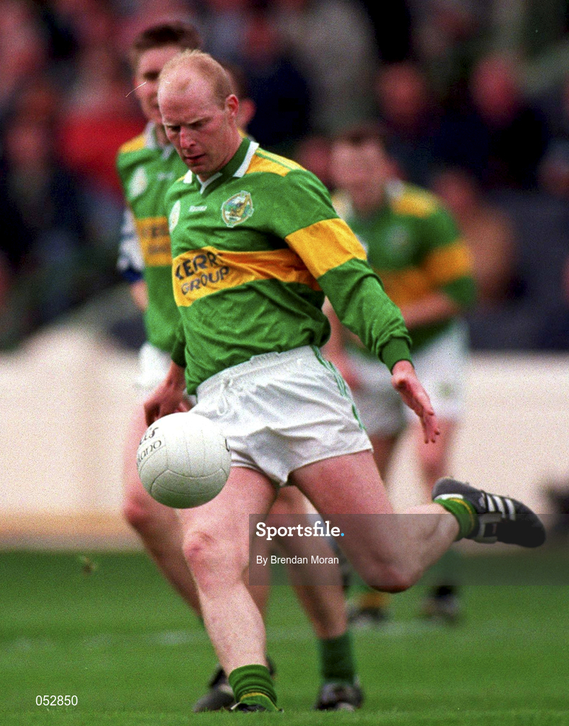 20 April 1997; Liam O'Flaherty of Kerry during the Church & General National Football League Semi-Final match between Kerry and Laois at Croke Park in Dublin. Photo by Brendan Moran/Sportsfile