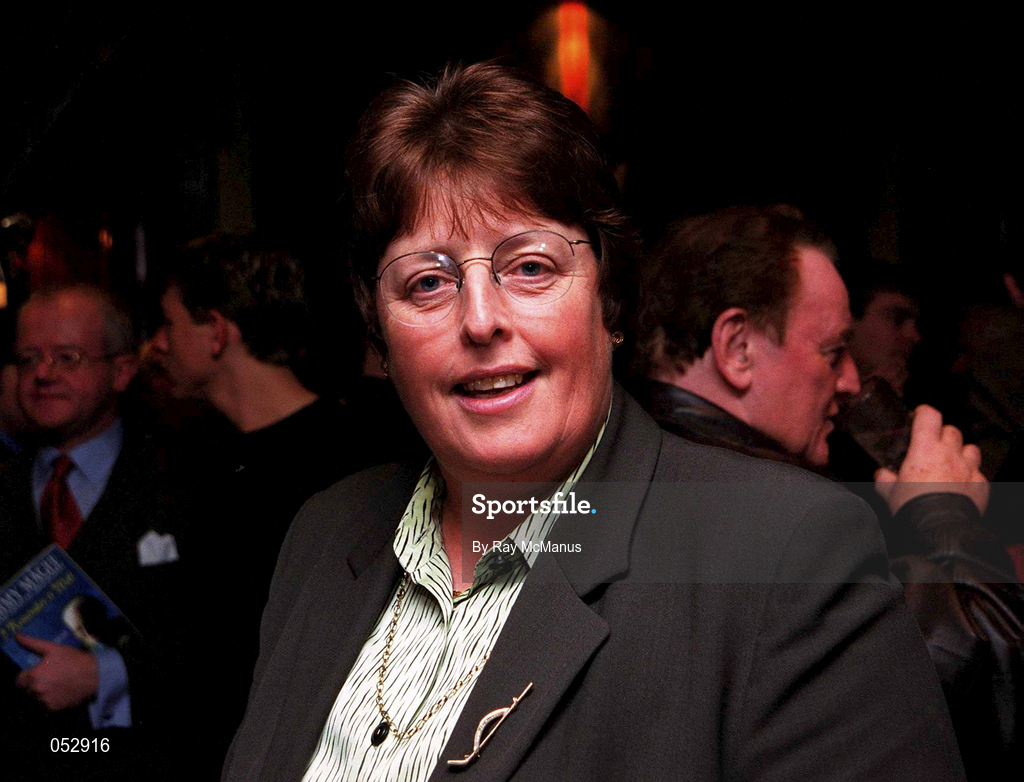 27 November 2000; Mary McKenna at the I Remember it Well: Jimmy Magee, the Official Biography Book Launch. Photo by Ray McManus/Sportsfile