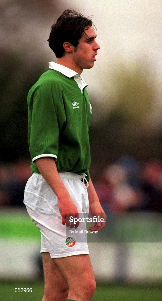 25 May 2000; Michael Reddy of Republic of Ireland during the Toulon Under-21 Tournament Group A match between Republic of Ireland and Colombia at Mayol Stadium in Toulon, France. Photo by Matt Browne/Sportsfile