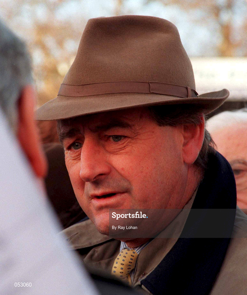 23 January 2000; Trainer Noel Meade at Leopardstown Racecourse in Dublin. Photo by Ray Lohan/Sportsfile