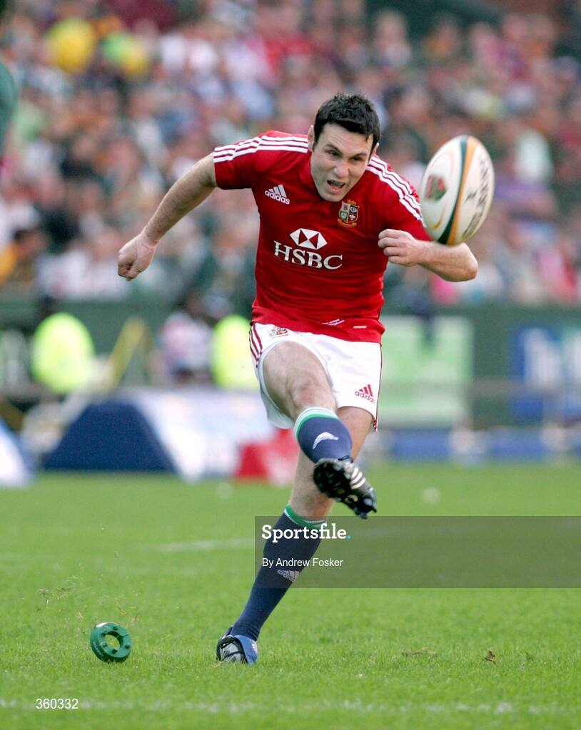 20 June 2009; Stephen Jones, British and Irish Lions, in action against South Africa. 1st Test, South Africa v British and Irish Lions, ABSA Stadium, Durban, South Africa. Picture credit: Andrew Fosker / SPORTSFILE