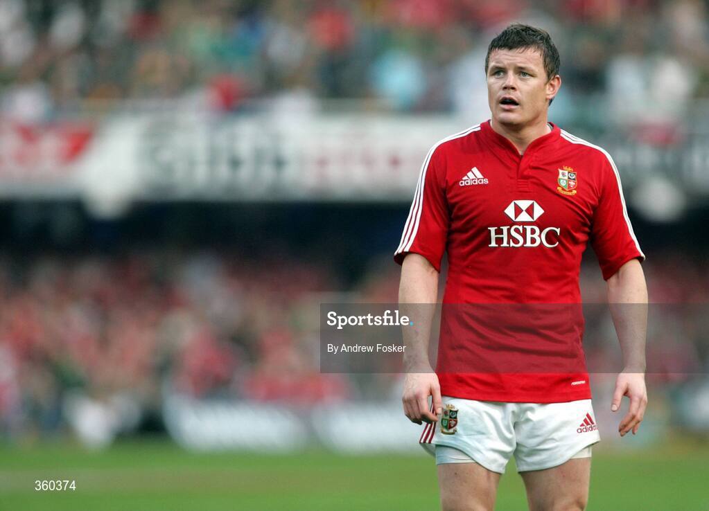 20 June 2009; Brian O'Driscoll, British and Irish Lions, tries to get his breath back as time runs out for the Lions. 1st Test, South Africa v British and Irish Lions, ABSA Stadium, Durban, South Africa. Picture credit: Andrew Fosker / SPORTSFILE
