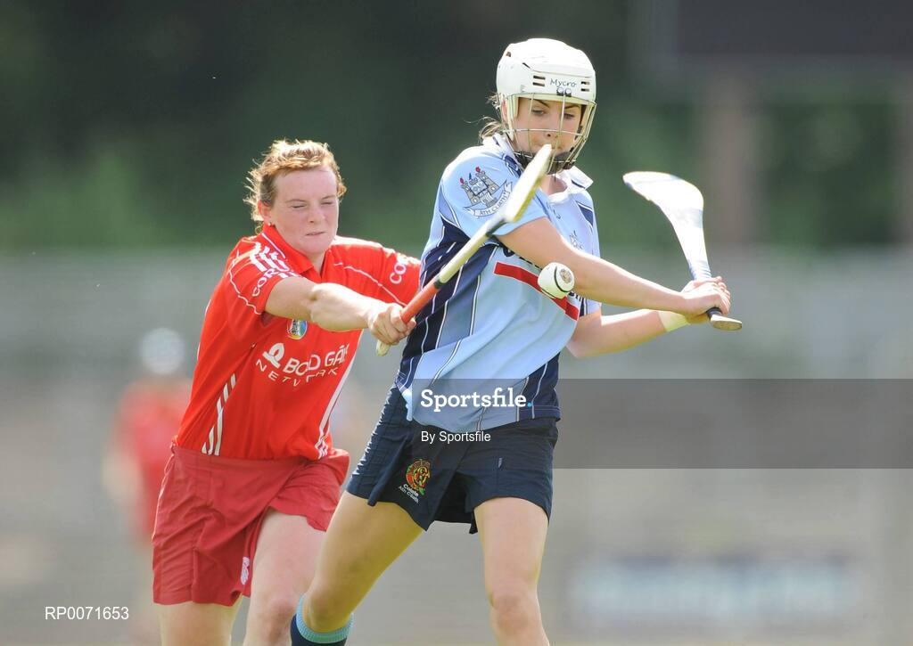 20 June 2009; Joelenne Hoary, Dublin, in action against Briege Corkery, Cork. Gala Senior Camogie Championship, Group 1, Round 1, Cork v Dublin, Pairc Ui Rinn, Cork. Photo by Sportsfile