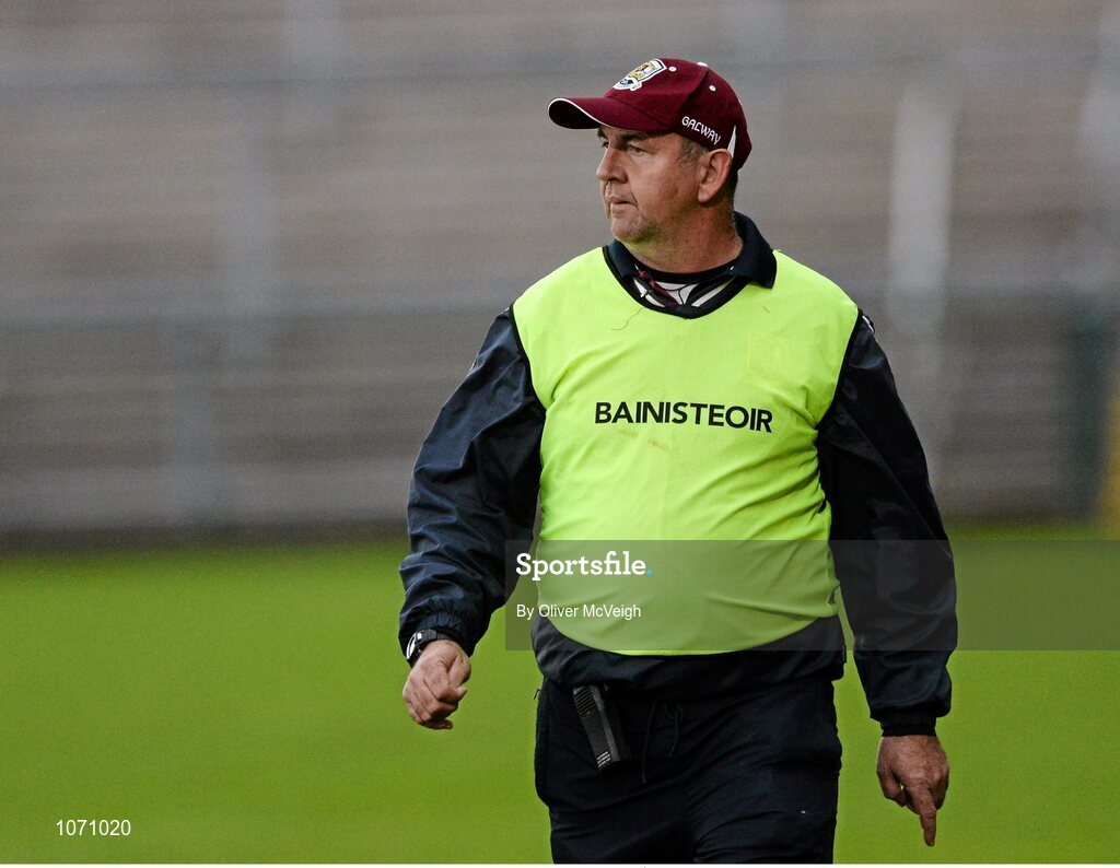 25 October 2015; John McKillop, Cushendall manager. AIB GAA Hurling Ulster GAA Senior Club Championship Final, Cushendall v Slaughtneil Ruairí Óg. Athletic Grounds, Armagh. Picture credit: Oliver McVeigh / SPORTSFILE