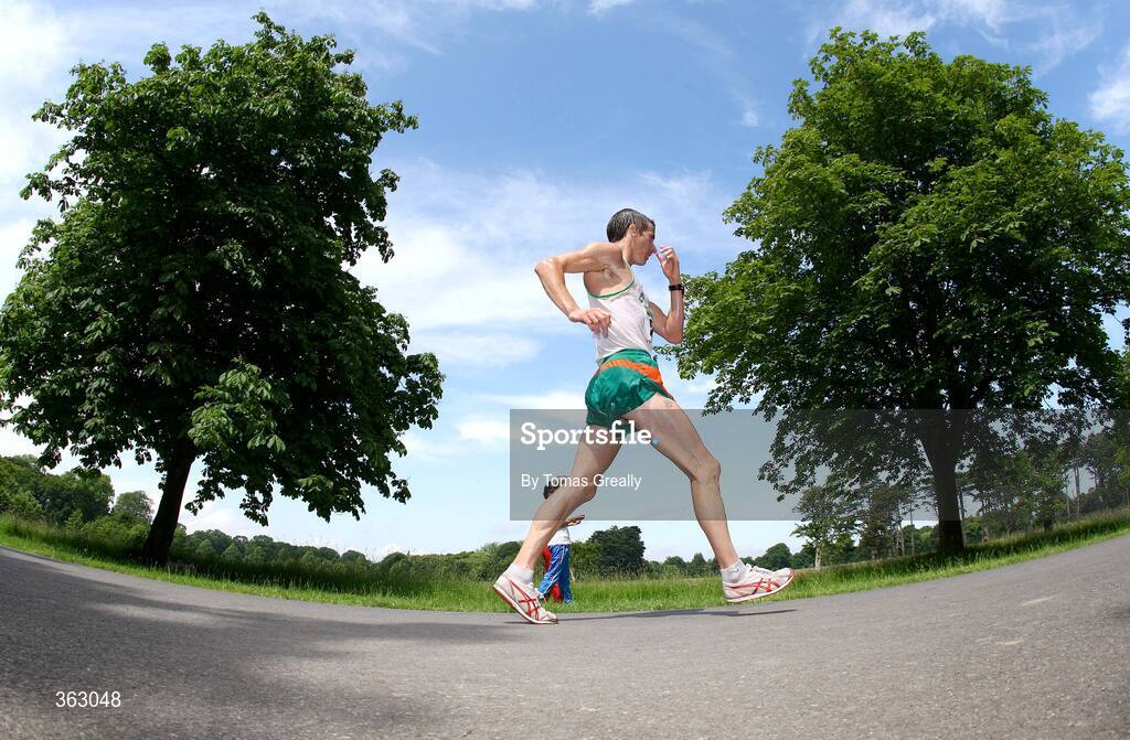 27 June 2009; Eventual winner, Robert Heffernan, Ireland, in action during the Men's 20K walk race. Dublin Grand Prix of Race Walking. Phoenix Park, Dublin. Picture credit: Tomas Greally / SPORTSFILE