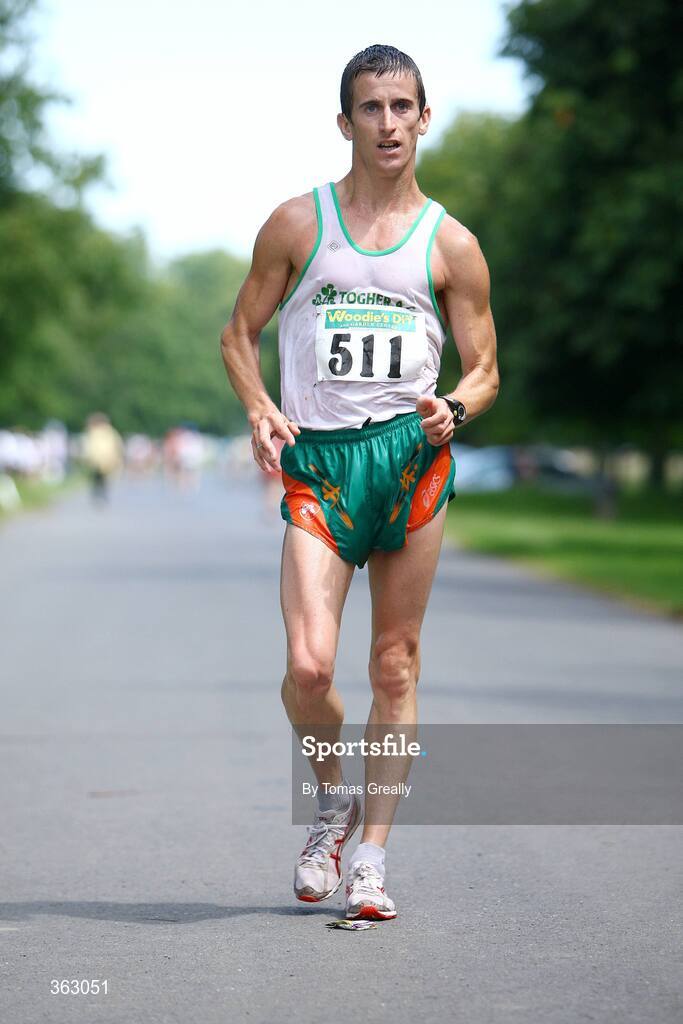27 June 2009; Eventual winner, Robert Heffernan, Ireland, in action during the Men's 20K walk race. Dublin Grand Prix of Race Walking. Phoenix Park, Dublin. Picture credit: Tomas Greally / SPORTSFILE
