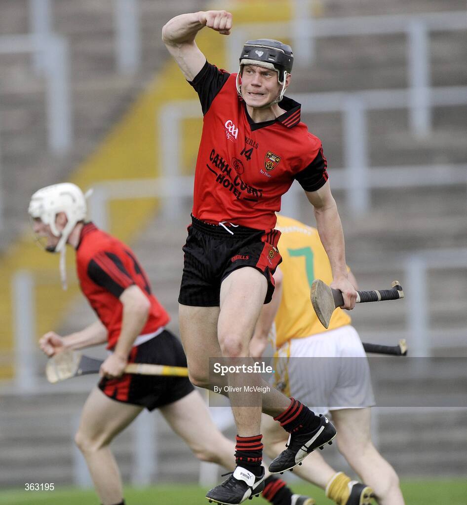 28 June 2009; Paul Braniff, Down, celebrates after scoring a second half goal. GAA Hurling Ulster Senior Championship Final, Antrim v Down, Casement Park, Belfast, Co. Antrim. Picture credit: Oliver McVeigh / SPORTSFILE *** Local Caption ***