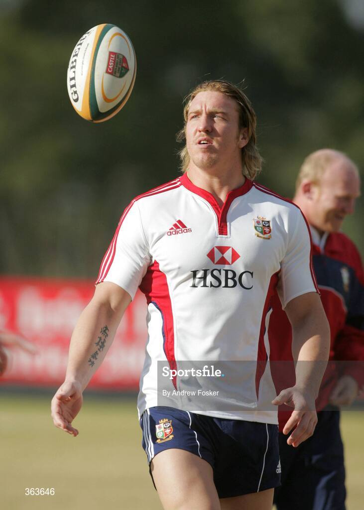 1 July 2009; Andy Powell, British and Irish Lions, during squad training ahead of their 3rd Test game against South Africa on Saturday. British and Irish Lions Squad Training, St. David's School, Inanda, Johannesburg, South Africa. Picture credit: Andrew Fosker / SPORTSFILE