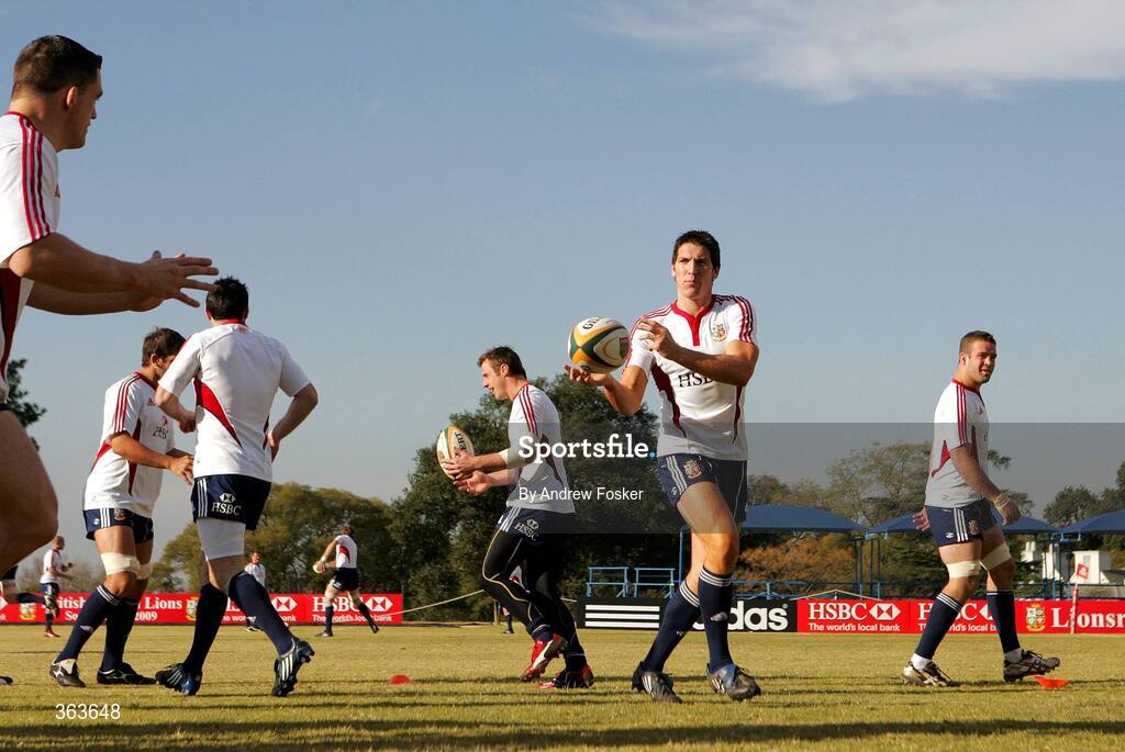 1 July 2009; A general view of the British and Irish Lions' in action during squad training ahead of their 3rd Test game against South Africa on Saturday. British and Irish Lions Squad Training, St. David's School, Inanda, Johannesburg, South Africa. Picture credit: Andrew Fosker / SPORTSFILE