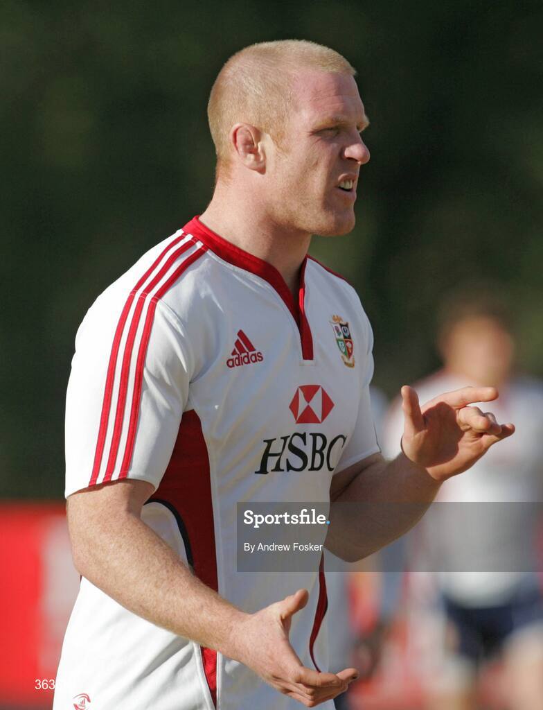 1 July 2009; Paul O'Connell, British and Irish Lions, during squad training ahead of their 3rd Test game against South Africa on Saturday. British and Irish Lions Squad Training, St. David's School, Inanda, Johannesburg, South Africa. Picture credit: Andrew Fosker / SPORTSFILE