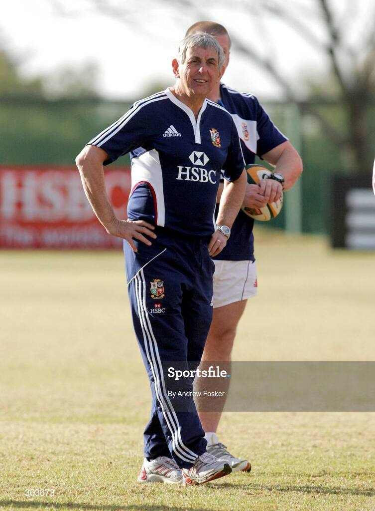 1 July 2009; British and Irish Lions' head coach Ian McGeechan during squad training ahead of their 3rd Test game against South Africa on Saturday. British and Irish Lions Squad Training, St. David's School, Inanda, Johannesburg, South Africa. Picture credit: Andrew Fosker / SPORTSFILE