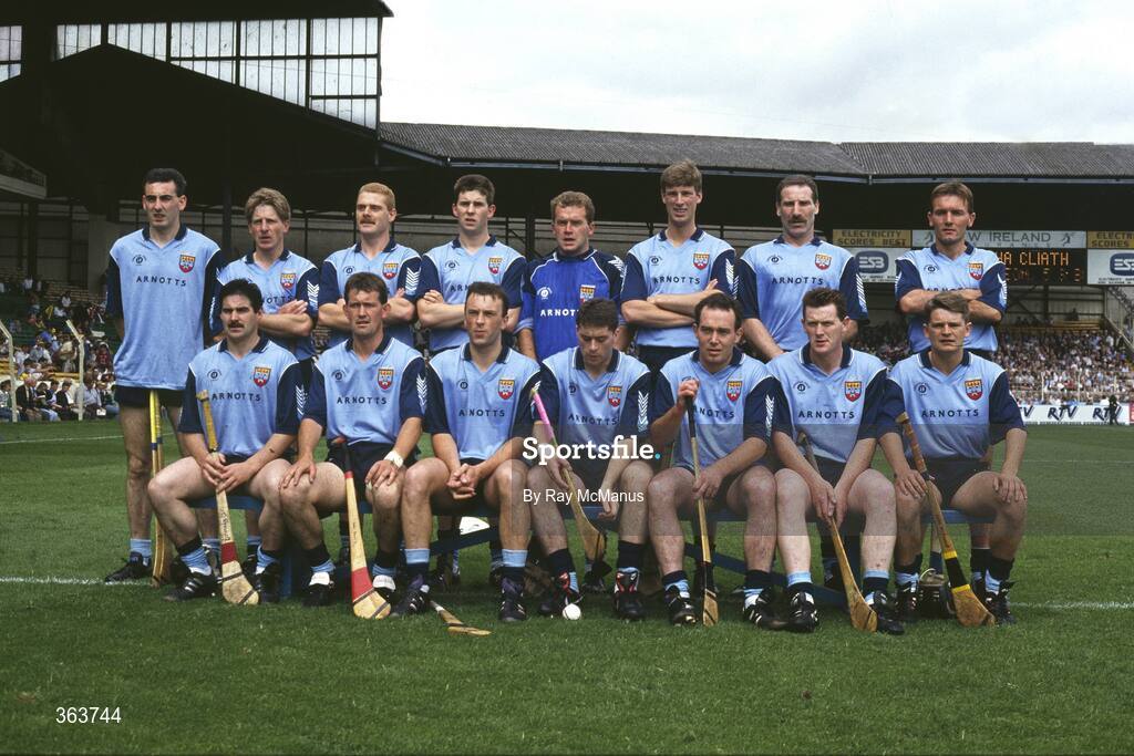 21 July 1991; The Dublin team. Leinster Senior Hurling Championship Final, Dublin v Kilkenny, Croke Park, Dublin. Picture credit; Ray McManus / SPORTSFILE