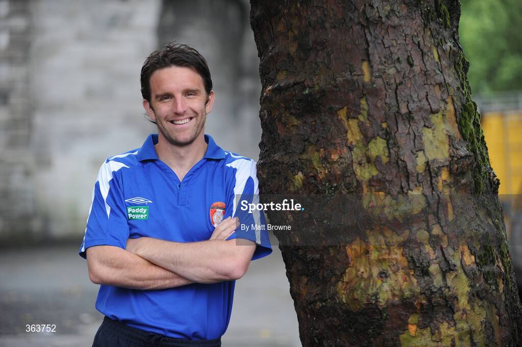 2 July 2009; St. Patrick's Athletic's Stuart Byrne before a press conference ahead of their League of Ireland Premier Division game against Shamrock Rovers on Saturday night. Hilton Kilmainham Hotel, Kilmainham, Dublin. Picture credit: Matt Browne / SPORTSFILE