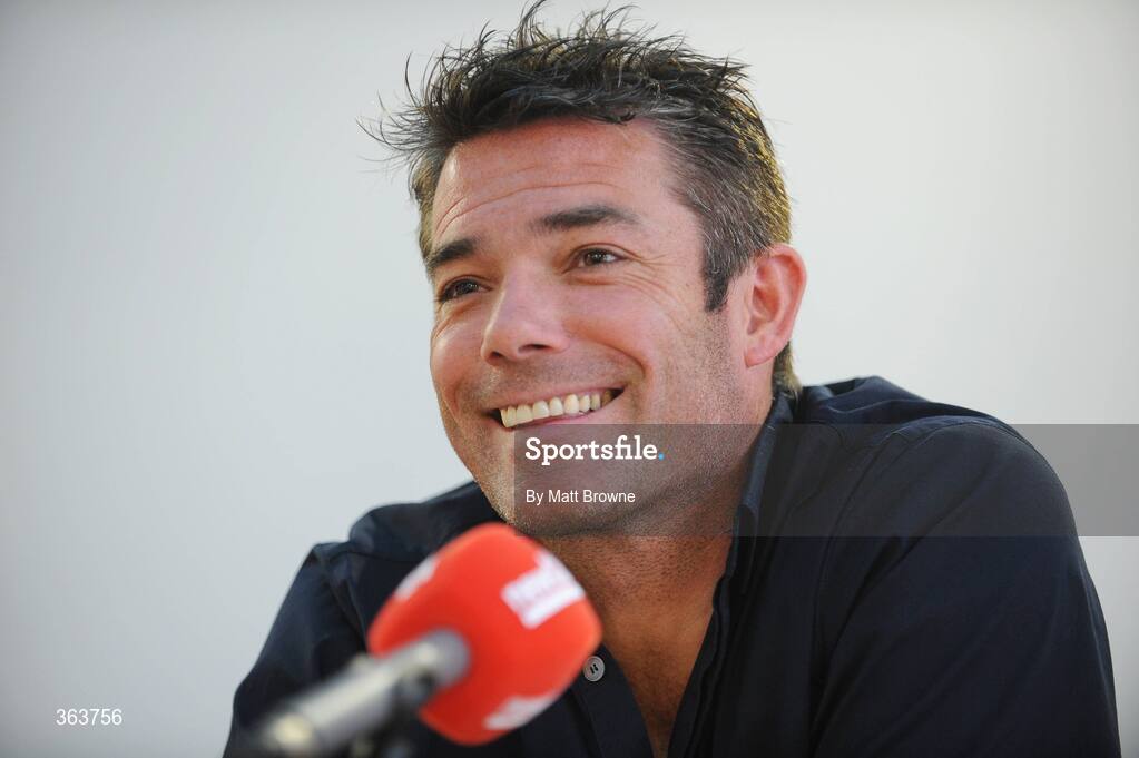 2 July 2009; St Patrick's Athletic manager Jeff Kenna during a press conference ahead of their League of Ireland Premier Division game against Shamrock Rovers on Saturday night. Hilton Kilmainham Hotel, Kilmainham, Dublin. Picture credit: Matt Browne / SPORTSFILE