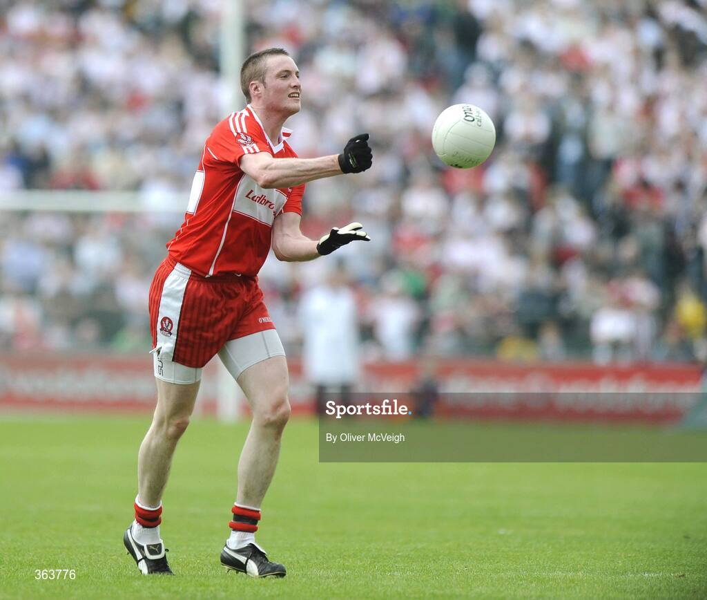 21 June 2009; Joe Diver, Derry. GAA Football Ulster Senior Championship Semi-Final, Tyrone v Derry, Casement Park, Belfast, Co. Antrim. Picture credit: Oliver McVeigh / SPORTSFILE