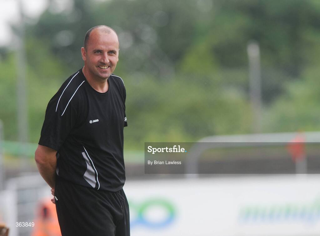 2 July 2009; Sligo Rovers manager Paul Cook. Europa League, 1st Qualifying Round, 1st Leg, Sligo Rovers v KS Vllaznia Shkoder, Showgrounds, Sligo. Picture credit: Brian Lawless / SPORTSFILE
