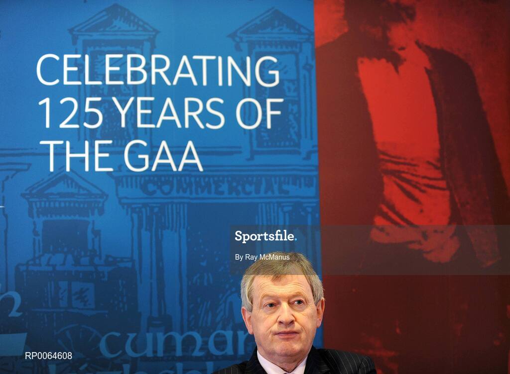 1 December 2008; Ard Stiurthoir of the GAA Paraic Duffy at the launch of the GAA's 125th anniversary Calendar of Events and GAA Season Ticket. Croke Park, Dublin. Picture credit: Ray McManus / SPORTSFILE