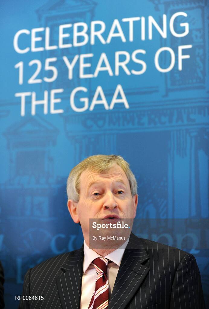 1 December 2008; Ard Stiurthoir of the GAA Paraic Duffy at the launch of the GAA's 125th anniversary Calendar of Events and GAA Season Ticket. Croke Park, Dublin. Picture credit: Ray McManus / SPORTSFILE