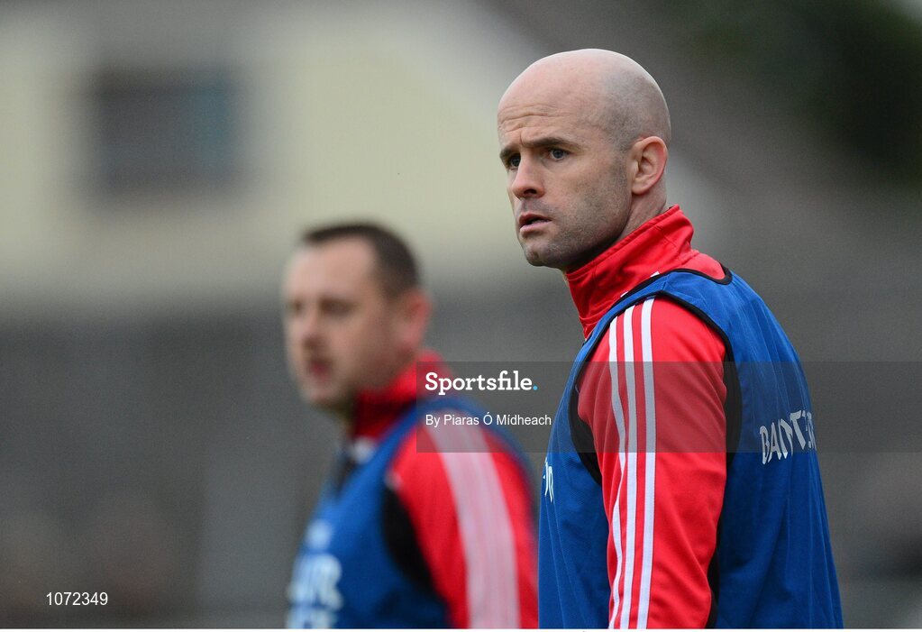 18 October 2015; Athy manager Brian Cardiff. Kildare County Senior Football Championship Final, Athy v Sarsfields. St Conleth's Park, Newbridge, Co. Kildare. Picture credit: Piaras Ó Mídheach / SPORTSFILE