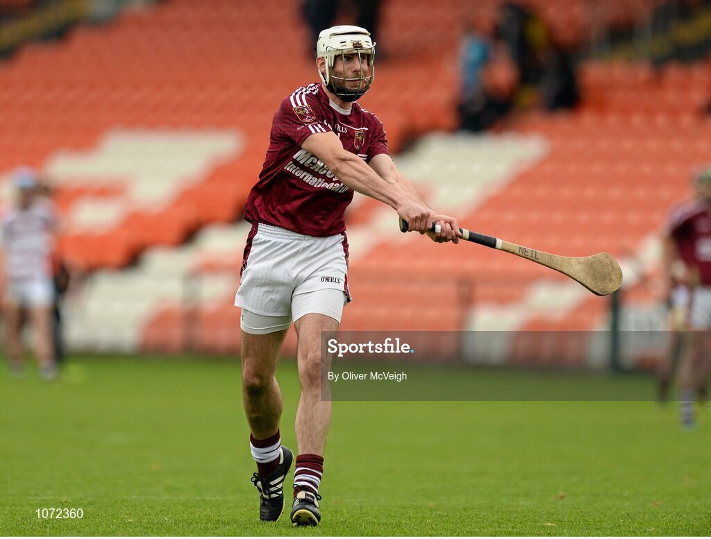 25 October 2015; Neil McManus, Cushendall. AIB GAA Hurling Ulster GAA Senior Club Championship Final, Cushendall v Slaughtneil. Athletic Grounds, Armagh. Picture credit: Oliver McVeigh / SPORTSFILE
