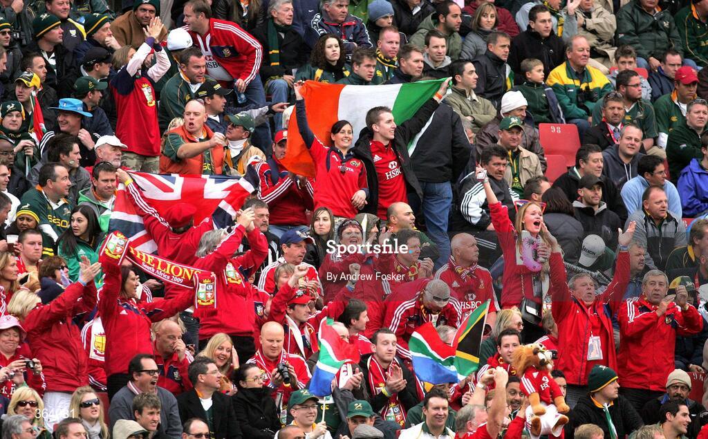 4 July 2009; A general view of of British and Irish Lions' fans during the game. 3rd Test, South Africa v British and Irish Lions, Ellis Park, Johannesburg, South Africa. Picture credit: Andrew Fosker / SPORTSFILE