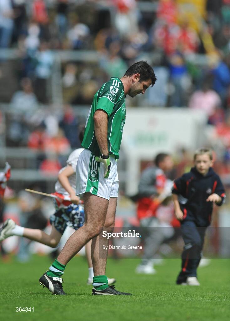 5 July 2009; A dejected John Galvin, Limerick, after the final whistle. GAA Football Munster Senior Championship Final, Limerick v Cork, Pairc Ui Chaoimh, Cork. Picture credit: Diarmuid Greene / SPORTSFILE