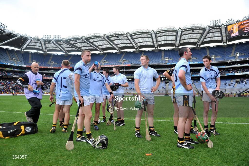 5 July 2009; Kilkenny players at the end of the game. GAA Hurling Leinster Senior Championship Final, Kilkenny v Dublin, Croke Park, Dublin. Picture credit: David Maher / SPORTSFILE