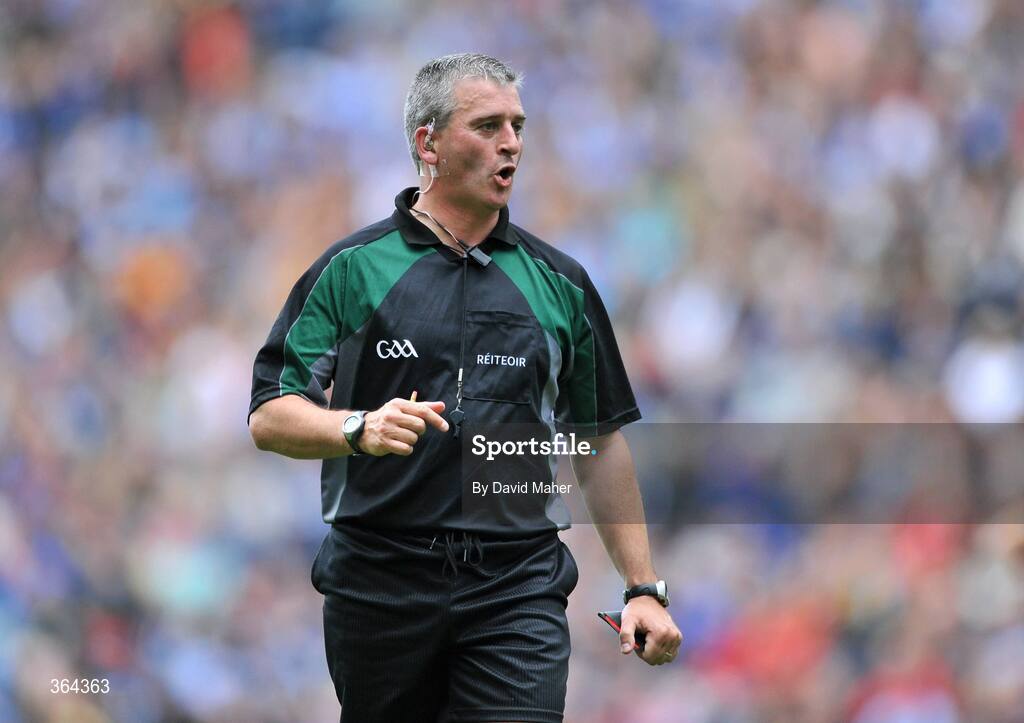 5 July 2009; Referee Johnny Ryan during the game. GAA Hurling Leinster Senior Championship Final, Kilkenny v Dublin, Croke Park, Dublin. Picture credit: David Maher / SPORTSFILE