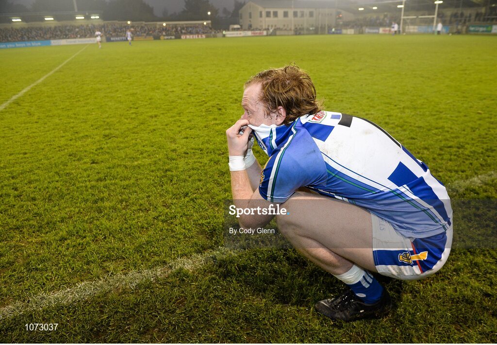 1 November 2015; Darren O'Reilly, Ballyboden St Endas, looks on nervously seconds before the final whistle. Dublin County Senior Football Championship Final, St Vincents GAA v Ballyboden St Endas. Parnell Park, Donnycarney, Dublin. Picture credit: Cody Glenn / SPORTSFILE