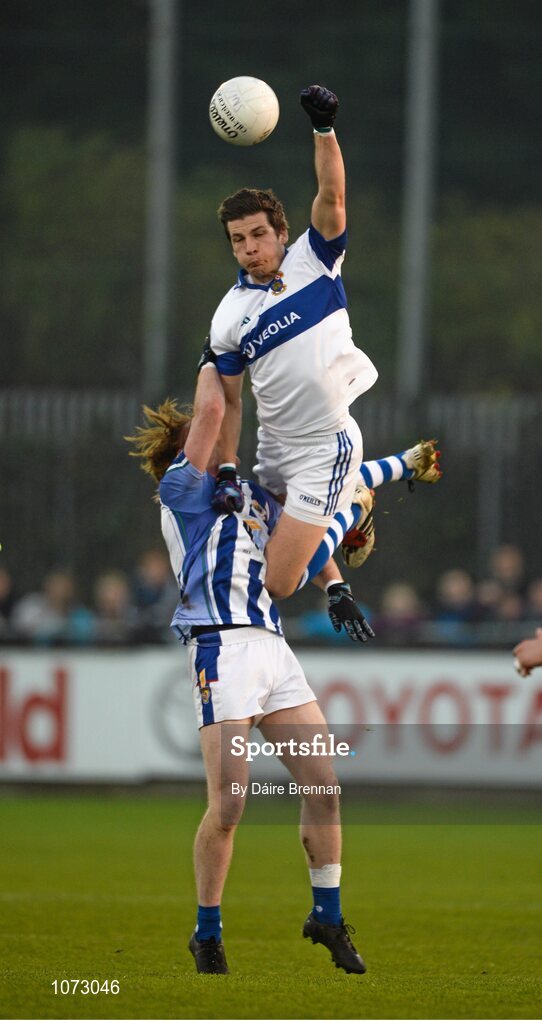 1 November 2015; Brendan Egan, St Vincents GAA, in action against Darren O'Reilly, Ballyboden St Endas. Dublin County Senior Football Championship Final, St Vincents GAA v Ballyboden St Endas. Parnell Park, Donnycarney, Dublin. Picture credit: Dáire Brennan / SPORTSFILE