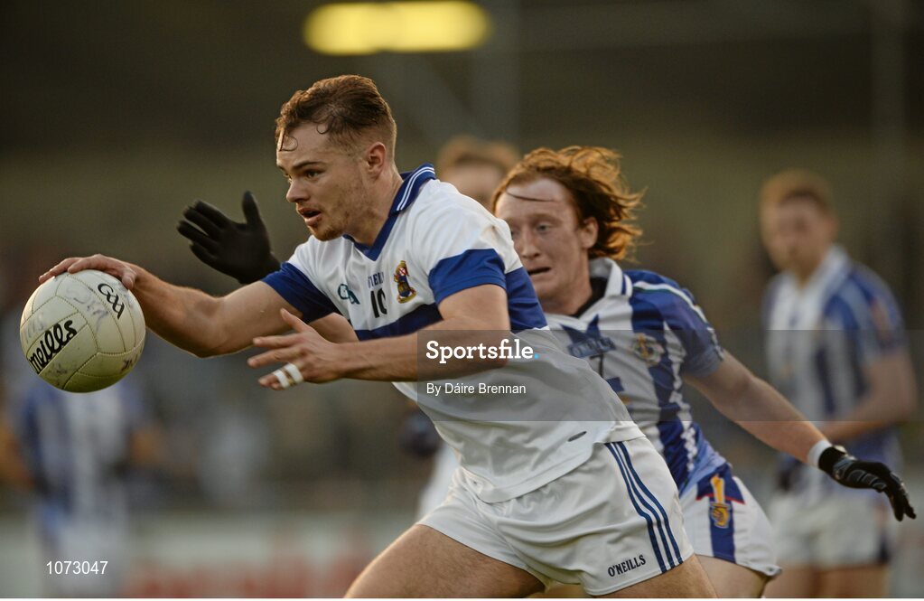 1 November 2015; Gavin Burke, St Vincents GAA, in action against Darren O'Reilly, Ballyboden St Endas. Dublin County Senior Football Championship Final, St Vincents GAA v Ballyboden St Endas. Parnell Park, Donnycarney, Dublin. Picture credit: Dáire Brennan / SPORTSFILE