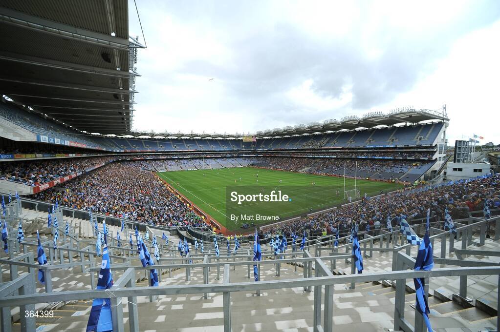 5 July 2009; A view from Hill 16 during the game. GAA Hurling Leinster Senior Championship Final, Kilkenny v Dublin, Croke Park, Dublin. Picture credit: Matt Browne / SPORTSFILE