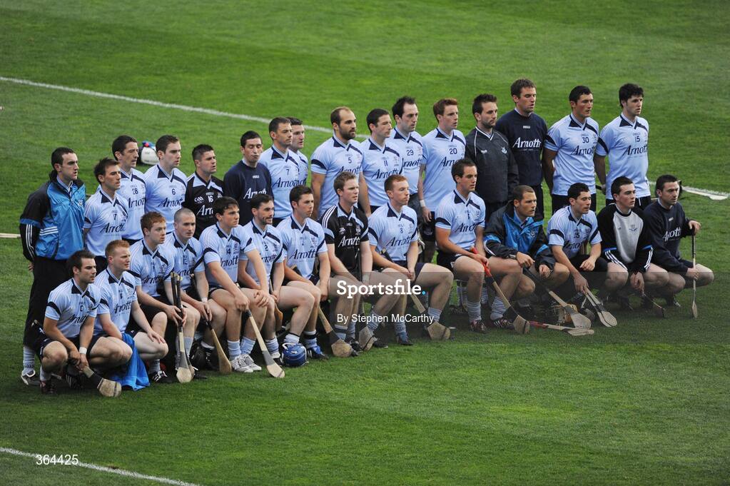 5 July 2009; The Dublin squad. GAA Hurling Leinster Senior Championship Final, Kilkenny v Dublin, Croke Park, Dublin. Picture credit: Stephen McCarthy / SPORTSFILE