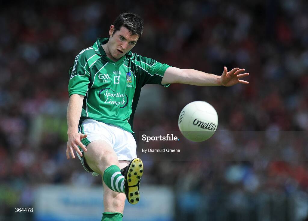 5 July 2009; Ger Collins, Limerick. GAA Football Munster Senior Championship Final, Limerick v Cork, Pairc Ui Chaoimh, Cork. Picture credit: Diarmuid Greene / SPORTSFILE