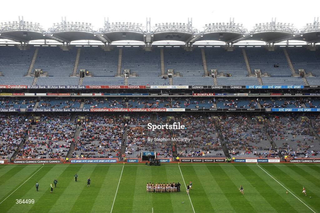 5 July 2009; A general view of Croke Park as the Kilkenny team have their squad picture taken. GAA Hurling Leinster Senior Championship Final, Kilkenny v Dublin, Croke Park, Dublin. Picture credit: Stephen McCarthy / SPORTSFILE